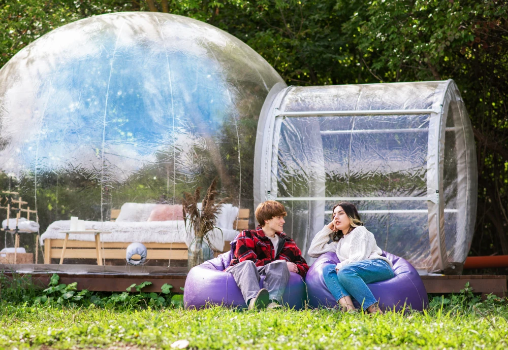 backyard bubble tent